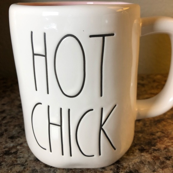 Rae Dunn Other - Rae Dunn Hot Chick Pink inside mug